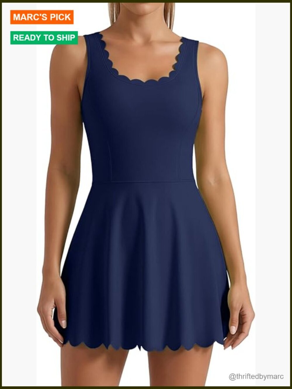 Tennis Dress with Detached Shorts Pockets Removable Bra Athletic Activewear